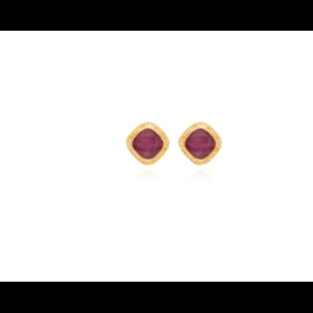 Anna Beck  ruby earrings